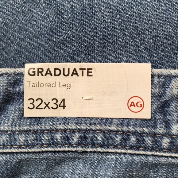 AG Adriano Goldschmied Graduate Tailored Leg Jeans Men's Size 32X34 - Picture 7 of 10